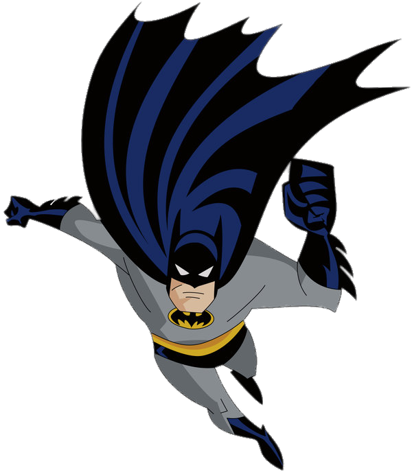 Check out this transparent Batman cape in the air PNG image
