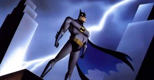 Batman Standing On Roof