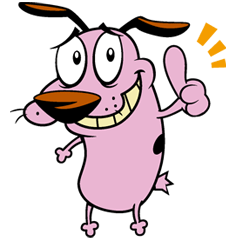 Courage the Cowardly Dog Thumb up
