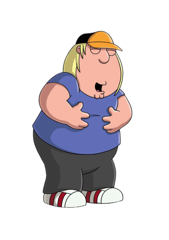 Check out this transparent Family Guy Chris Griffin laughing hard PNG image