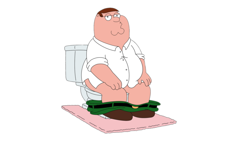 Check out this transparent Family Guy Peter Griffin on the toilet PNG image