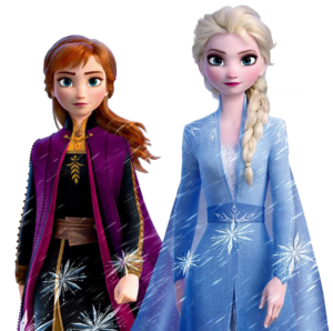 Frozen 2 Elsa and Anna walking