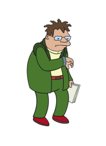 Futurama Hermes Conrad looking at his watch