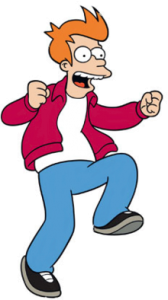 Check out this transparent Futurama Philip J Fry jumping PNG image