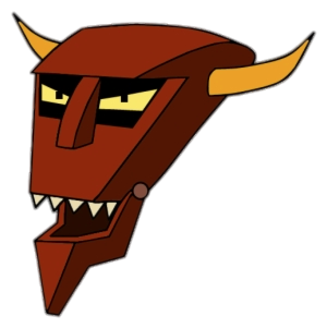 Futurama Robot Devil Head