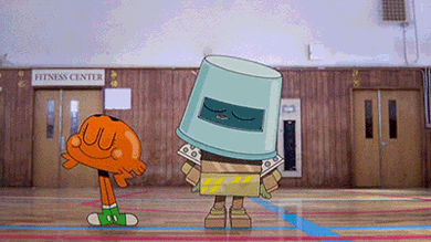 Gumball characters tapping feet