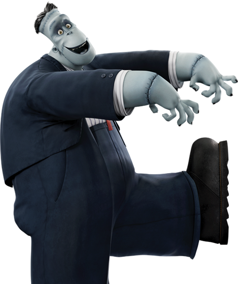 Check out this transparent Hotel Transylvania Frankenstein walking PNG