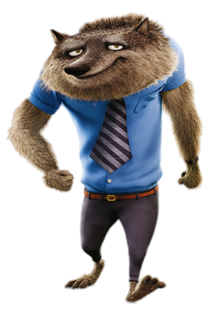 Check out this transparent Hotel Transylvania Wayne Werewolf walking