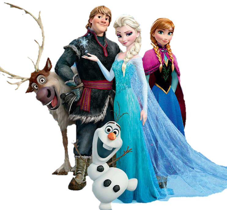 Kristoff Anna Elsa Olaf Reindeer Frozen 2