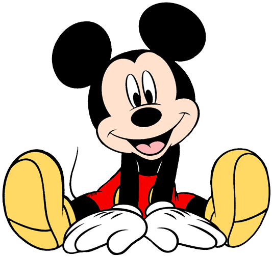 Check out this transparent Mickey Mouse Sitting Happy PNG image