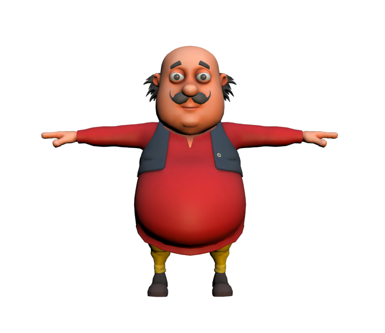 Check out this transparent Motu Patlu standing PNG image