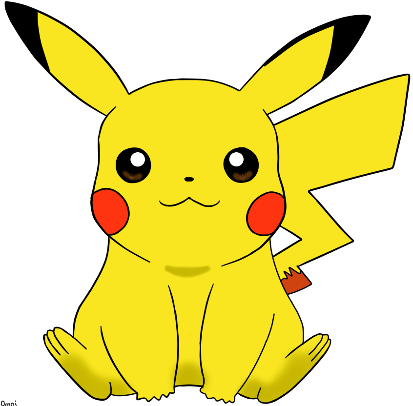 Check out this transparent Pokémon Pikachu sitting PNG image