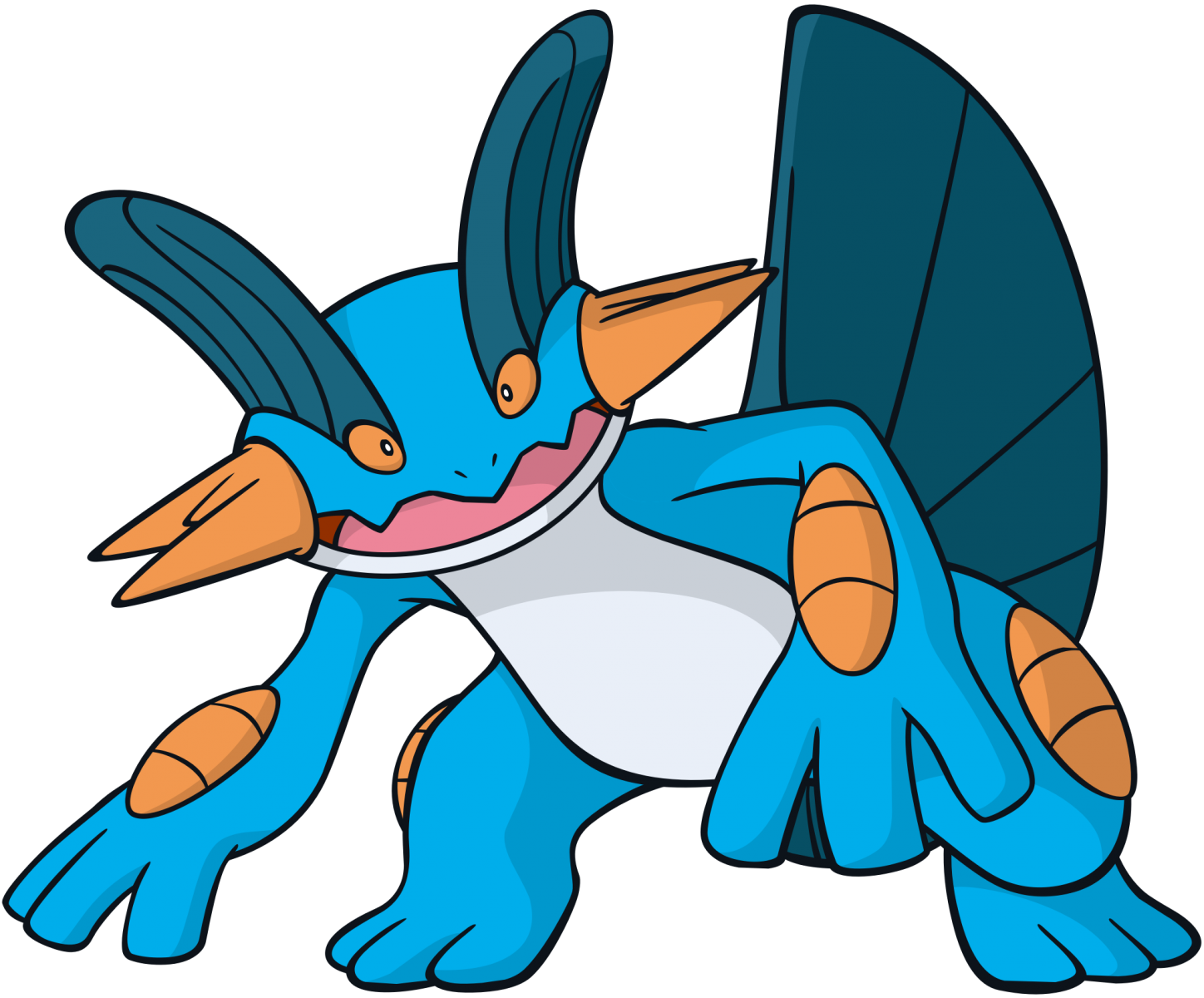 Check out this transparent Pokémon Swampert PNG image