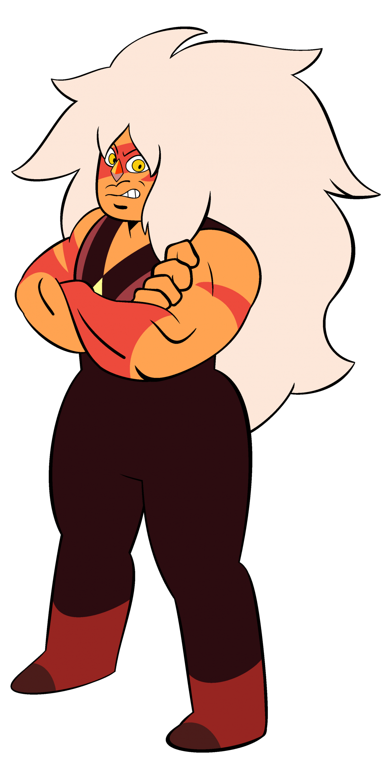 Check Out This Transparent Steven Universe Jasper Arms Crossed Png