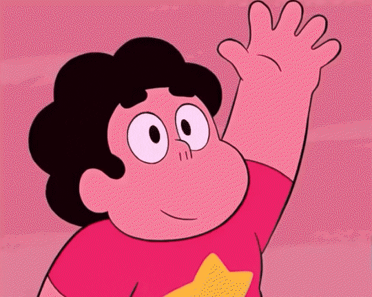 Steven Universe waving animated GIF
