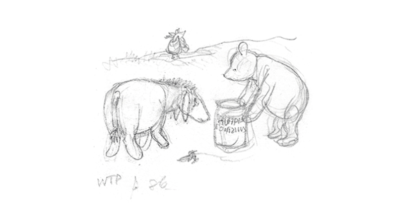Winnie The Pooh Early Drawings