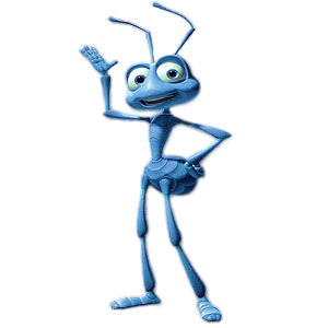 A Bugs Life Flik the Ant waving
