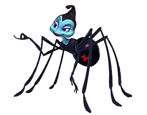 A Bugs Life Rosie the Black Widow Spider