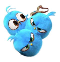 Angry Birds blues prankster Triplets