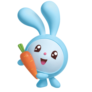 BabyRiki Krashy holding carrot