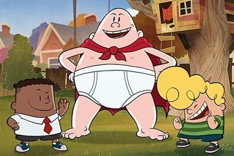 Captain Underpants with George and Harold