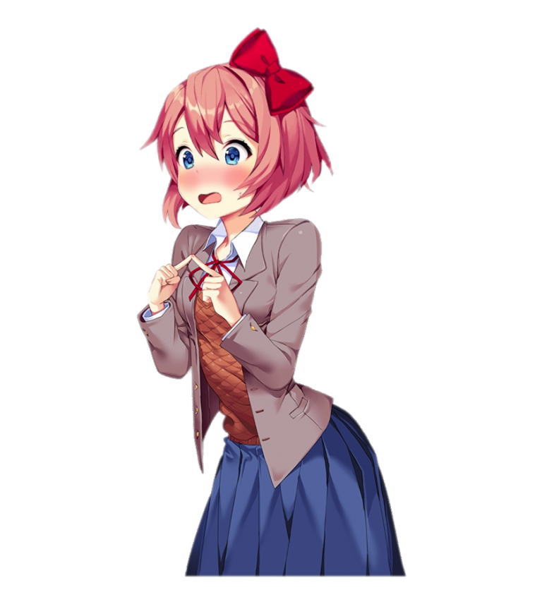 Doki Doki Literature Club Sayori PNG