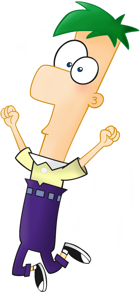 Check out this transparent Ferb Fletcher jump PNG image