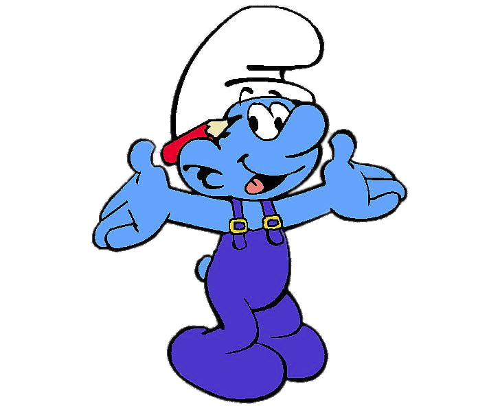 Check Out This Transparent Handy Smurf Png Image