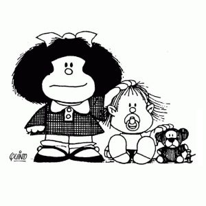 Mafalda and little sister