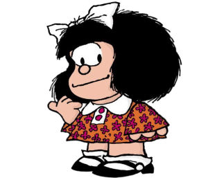 Mafalda posing
