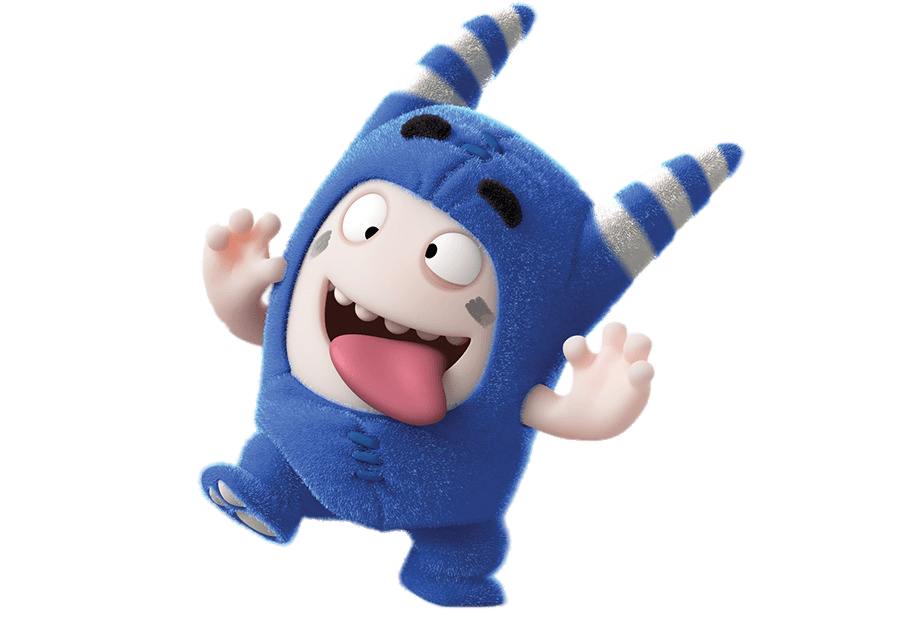 Check out this transparent Oddbods Pogo sticks out tongue ...