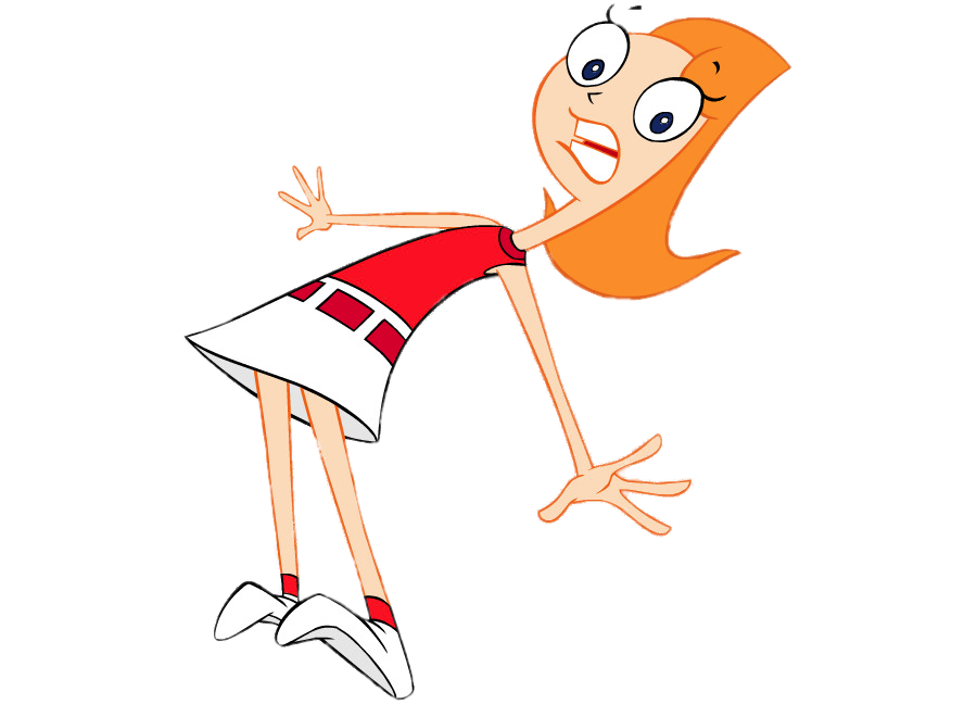 Check out this transparent Phineas and Ferb character Candace Flynn scared  PNG image