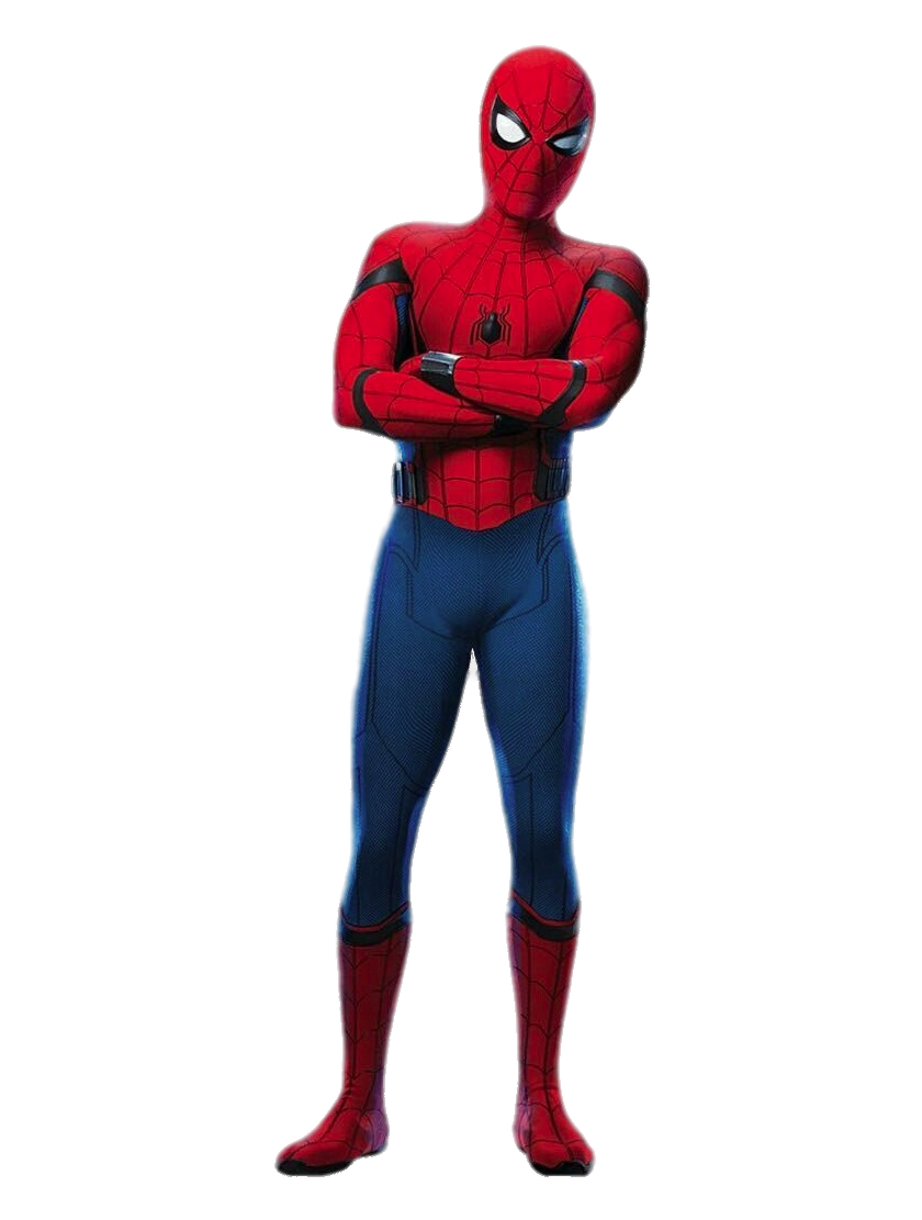 Check out this transparent Spider Man arms crossed PNG image