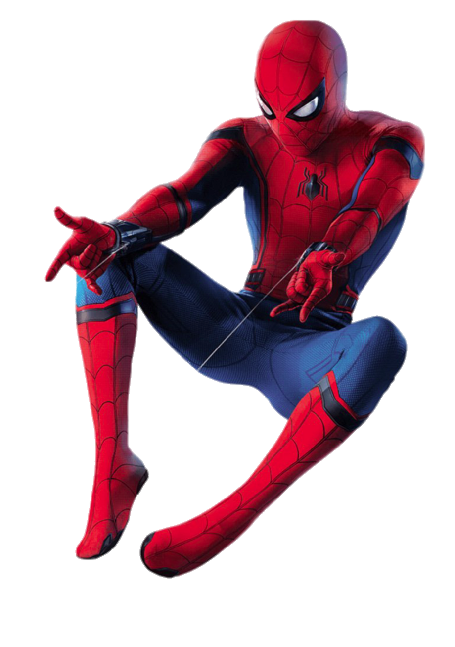 Check out this transparent Spider Man throwing net with both hands PNG