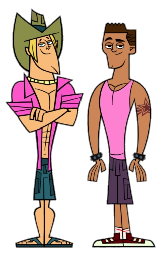 Check out this transparent Total Drama Geoff and Brody PNG image