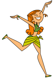 Total Drama Izzy jumping