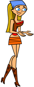 Total Drama Lindsay hands outstretched