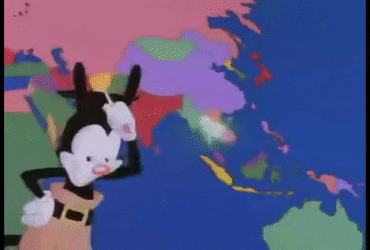 Animaniacs world map