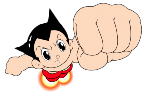 Astro Boy fist ahead