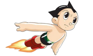 Astro Boy flying