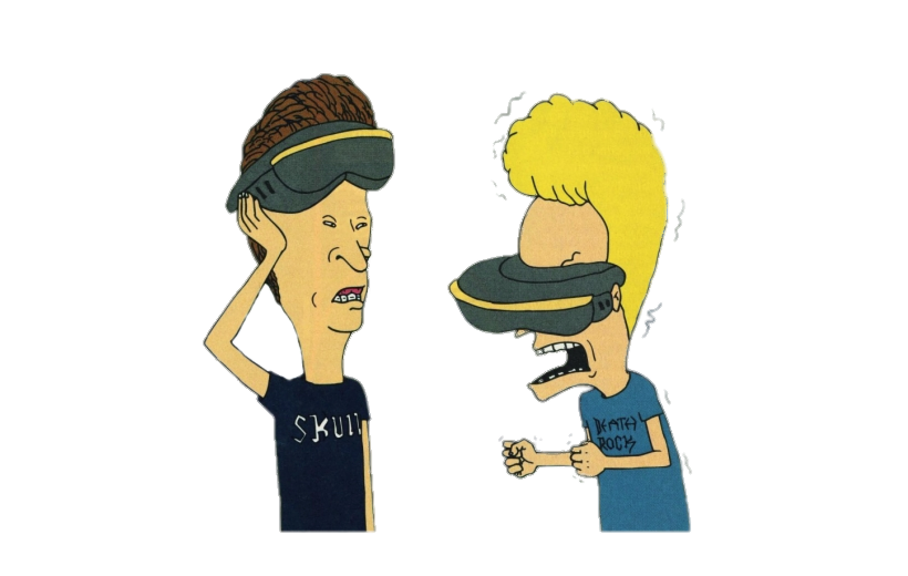 Beavis and Butt Head try VR
