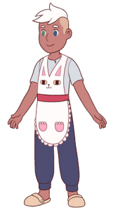Bee and PuppyCat character Deckard the cook