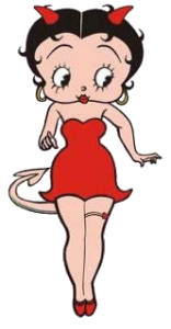 Betty Boop little devil