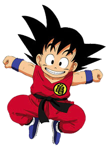 Dragon Ball Young Son Goku jumping