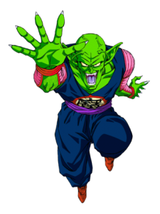 Dragon Ball character King Piccolo striking