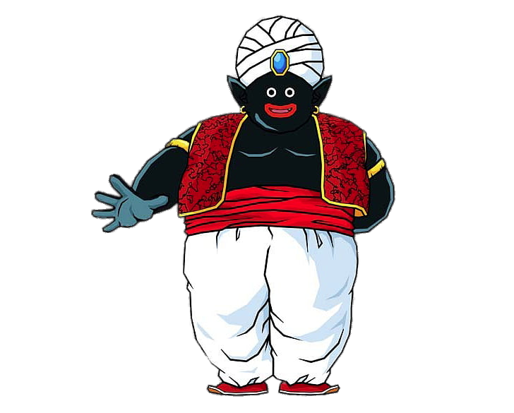 Dragon Ball character Mr Popo waving