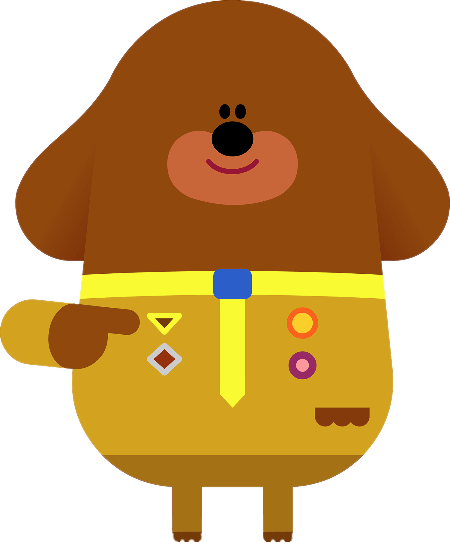 Duggee pointing to himself