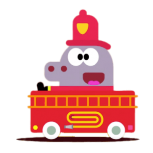 Hey Duggee character Roly the Firefighter