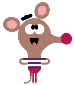 Hey Duggee character Tino the Artistic Mouse