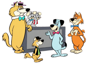 Huckleberry Hound and Friends talking